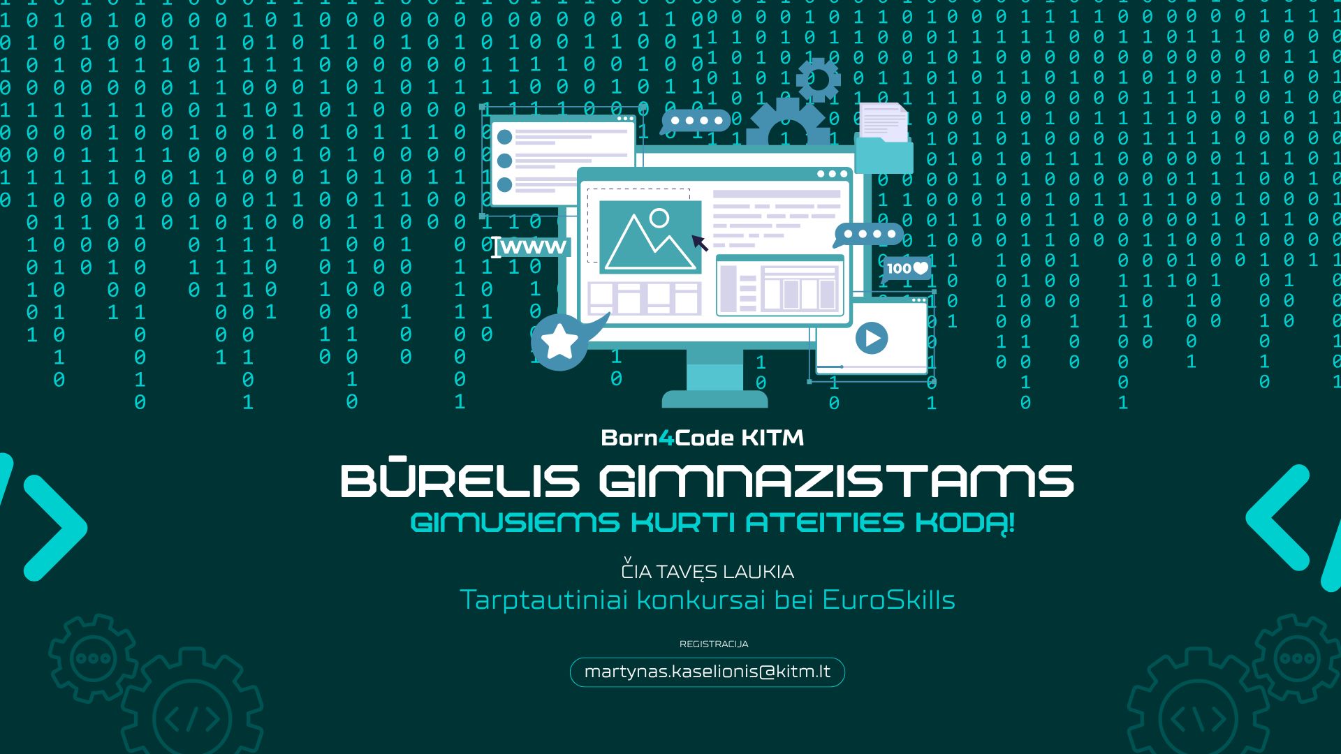 Born4Code KITM – būrelis, gimusiems kurti ateities kodą!
