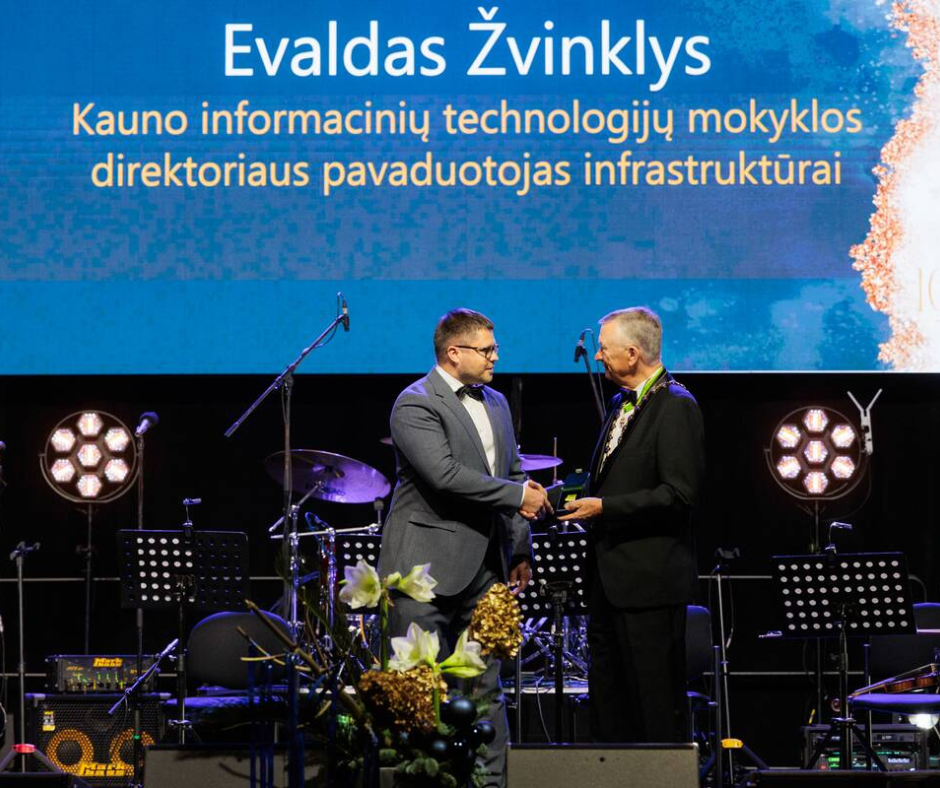 Didžiuojamės Evaldu Žvinkliu!