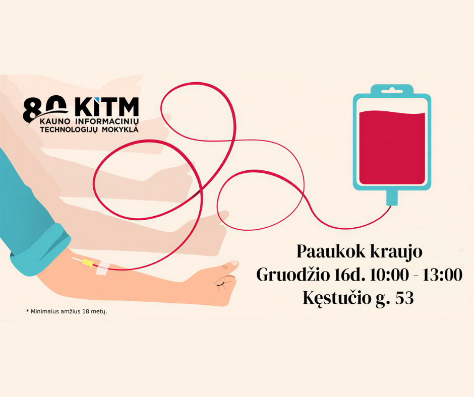 Mokiniai skatina donorystę