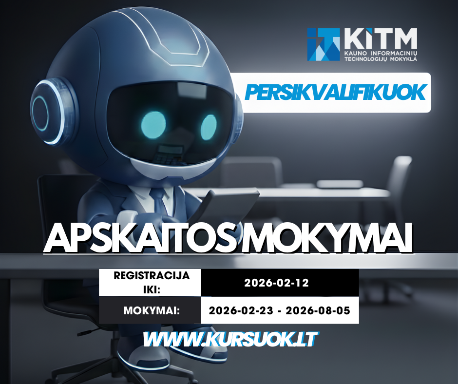 Tapkite apskaitininku – investuokite į stabilią ir perspektyvią karjerą!