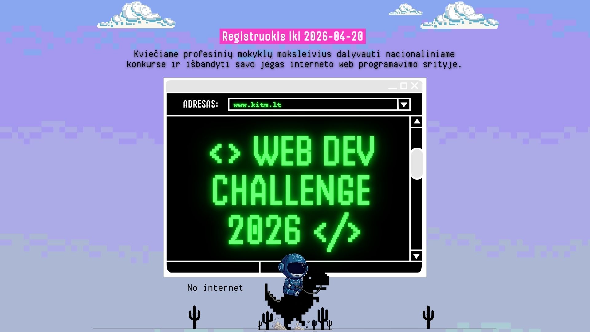 <>WEB <dev/> challenge 2026</>