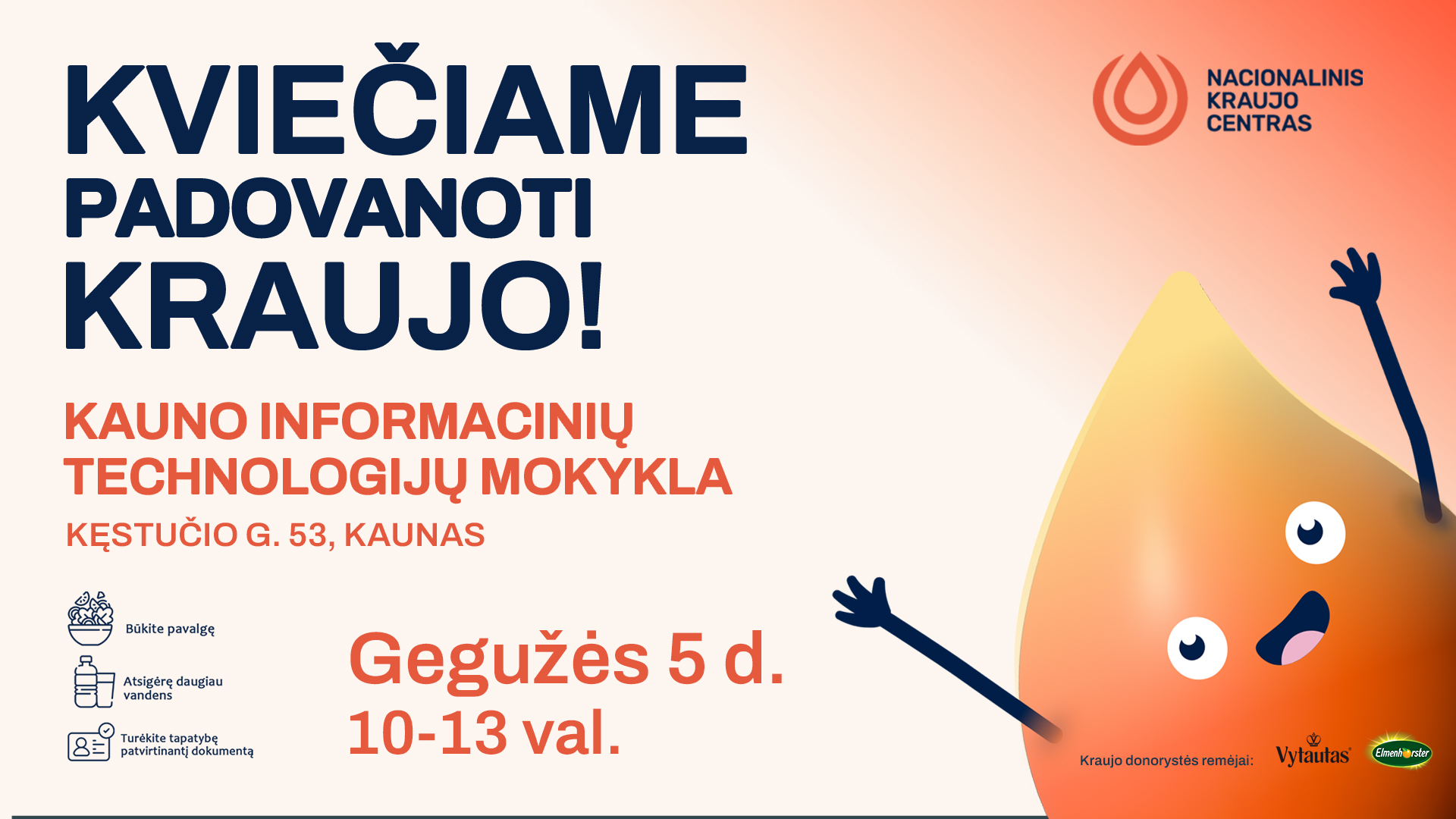 Kraujo donorystės akcija
